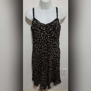 Ann Taylor cheetah print sleeveless dress